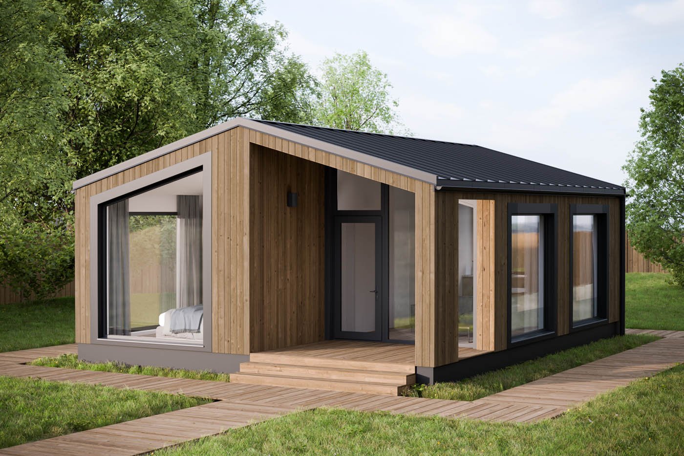 Modulinio namo projektas