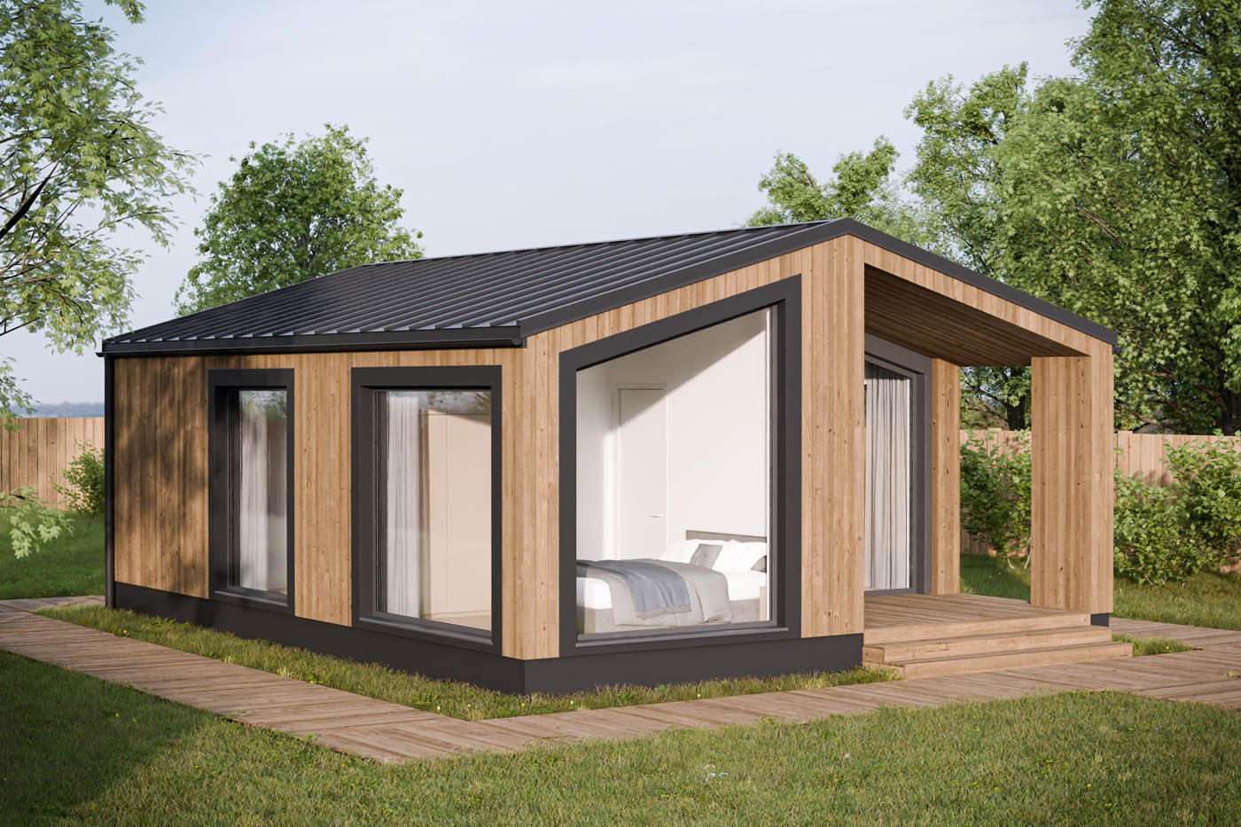 Modulinio namo projektas